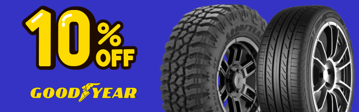 Sale on Goodyear tyres