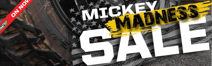 Sale on Mickey Thompson tyres