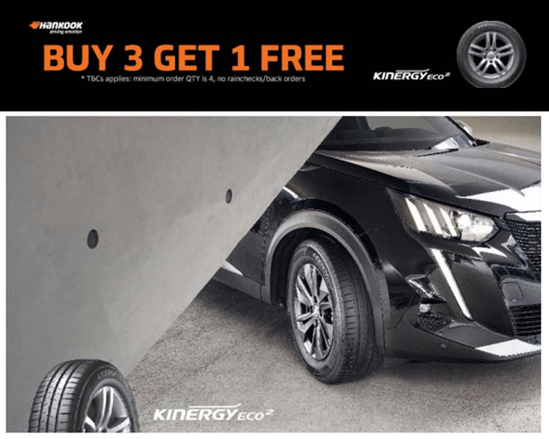 buy 3 tyres get 4th free