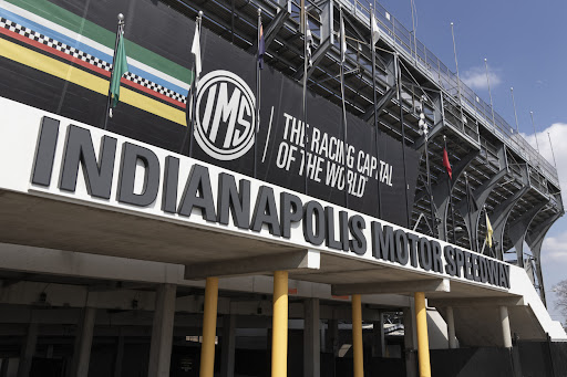 Indianapolis Motor Speedway gate two entrance.