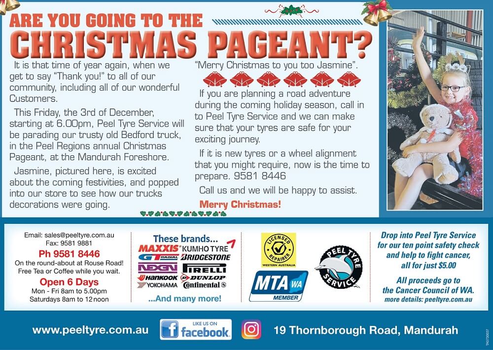 Are you going to the Christmas Pageant?