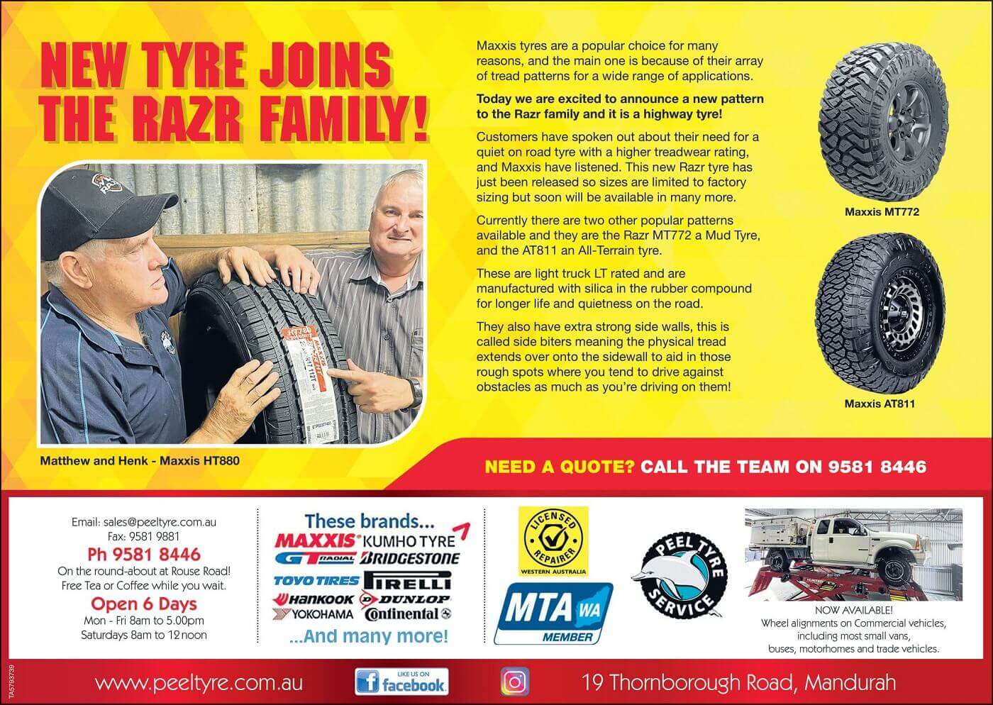New Tyre Joins the Razr Family!