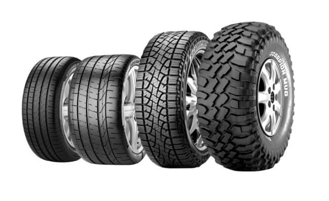 Pirelli Range of Tyres