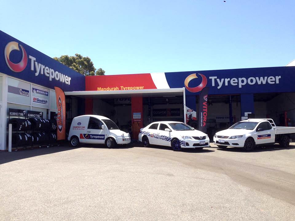 Large Tyrepower workshop in Mandurah Western Australia.