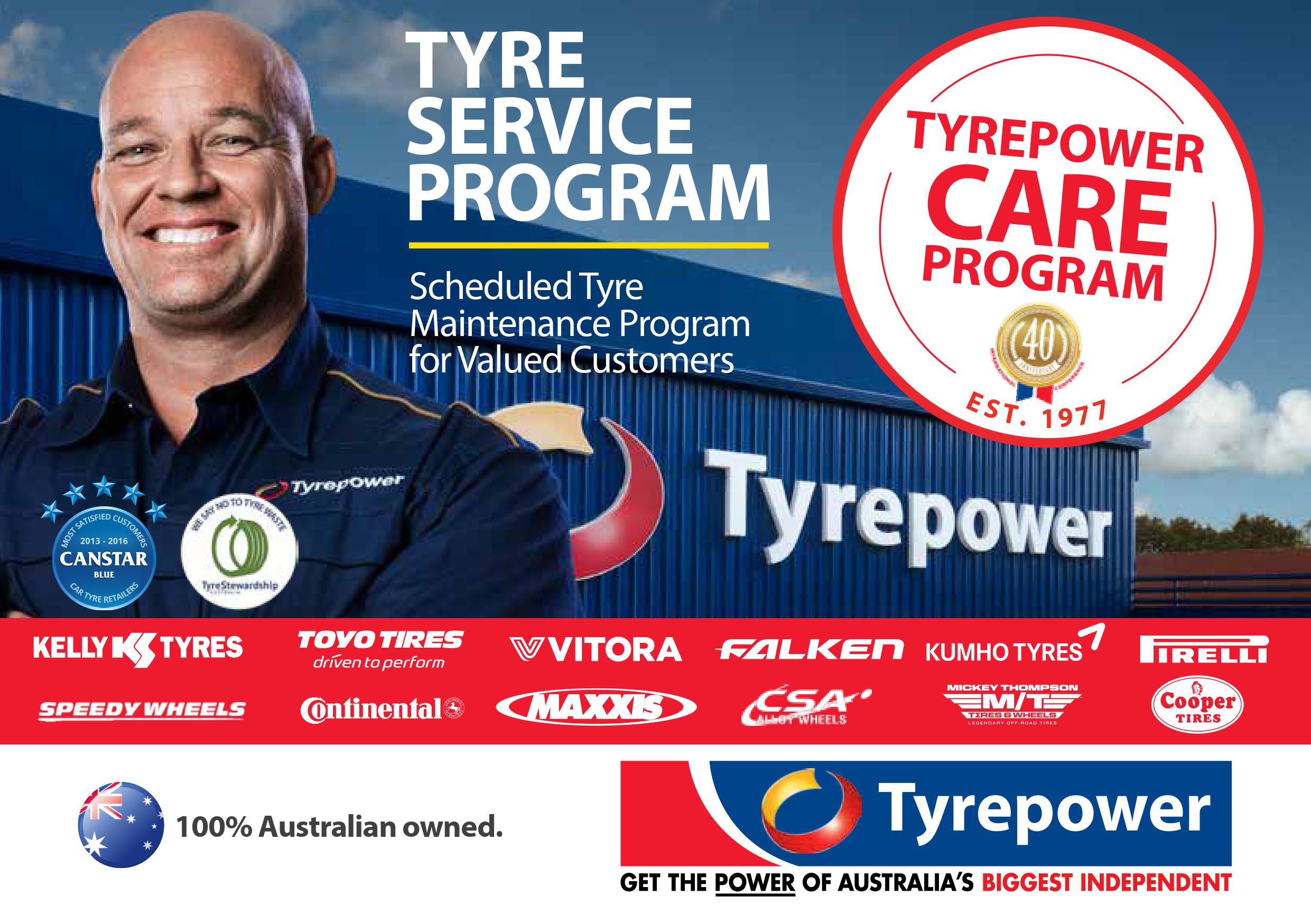 Tyrepower Care Programme