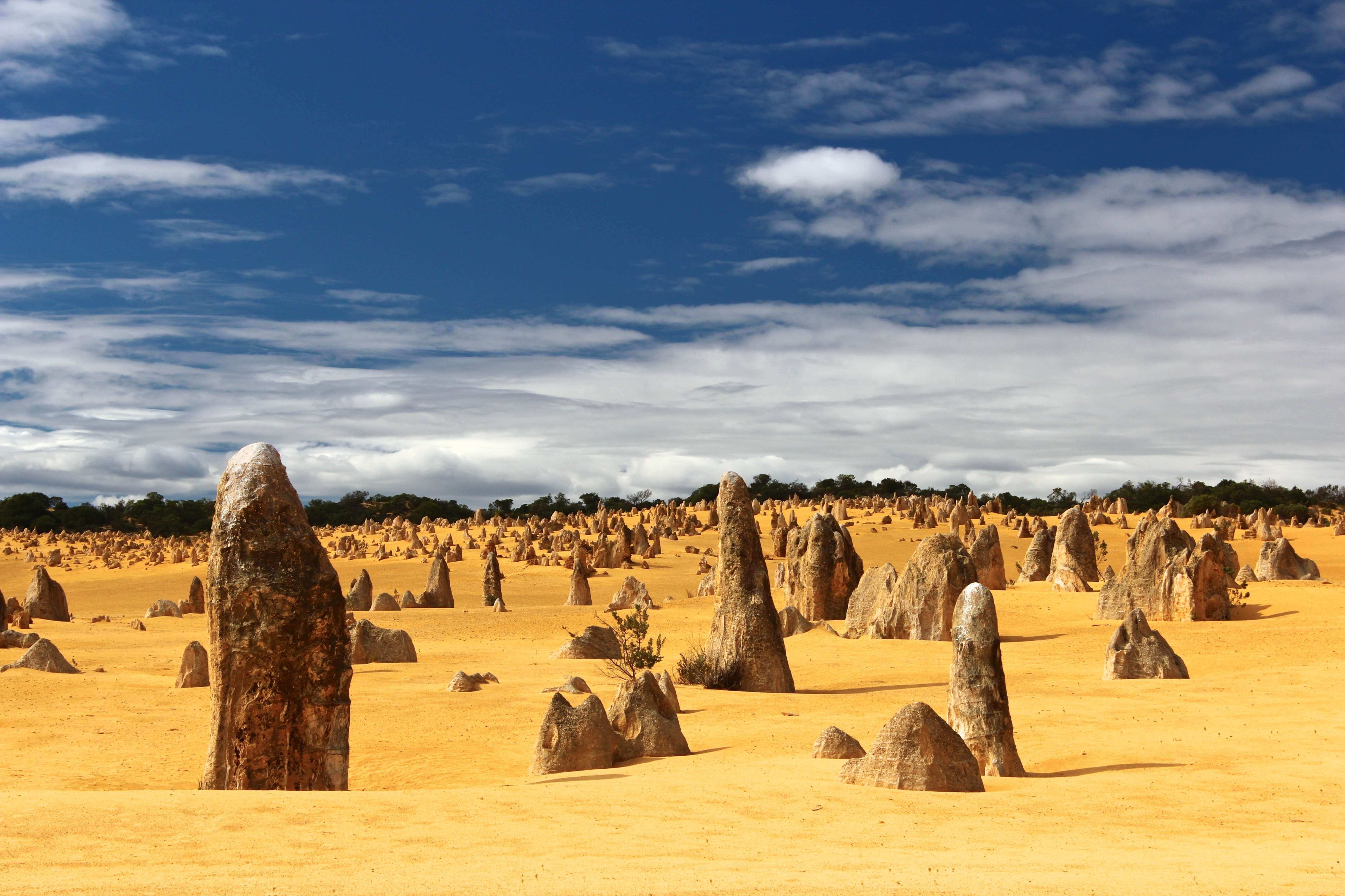 The Pinnacle Desert of Western Australia is a must see.