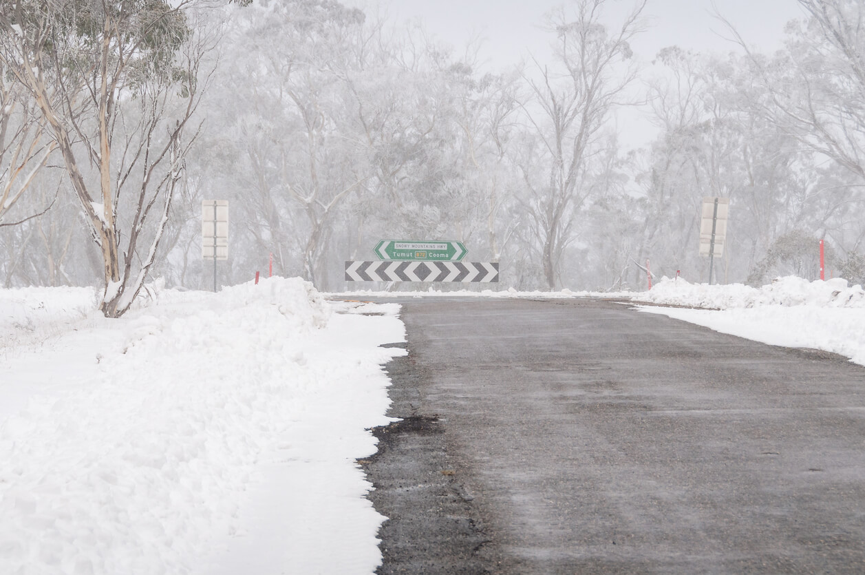 Black ice and other dangers lie on the roads in winter.